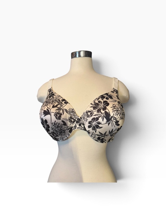 Soma Other - Soma Floral Print Full-Coverage Bra - Cream & Black